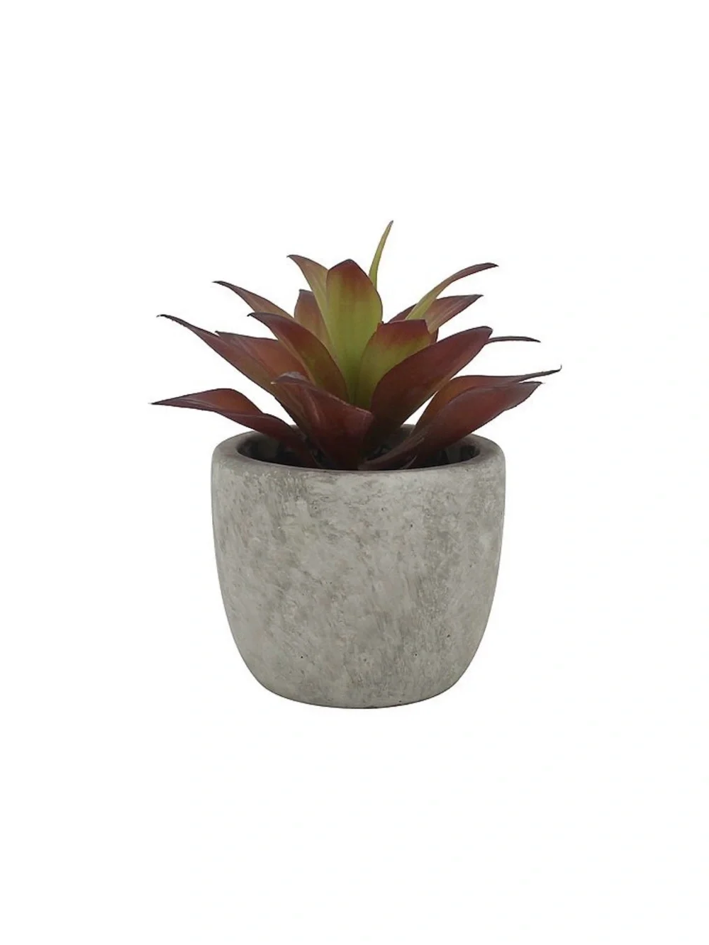 Artificial Succulent - Green and Purple Faux Plant